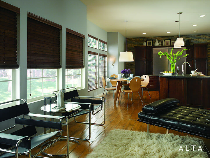 Painted finish blinds
