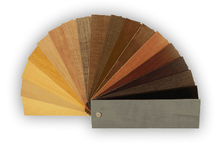Blinds color palette fan
